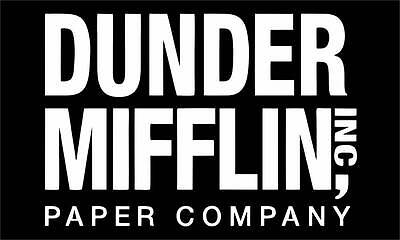 5" Dunder Mifflin Paper High Quality Decal Bumper Sticker Car The Office Tv Show