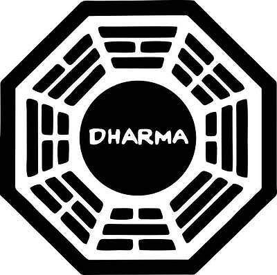 2" Dharma Initiative Lost High Quality Decal Sticker Cell Phone Car Tv Show