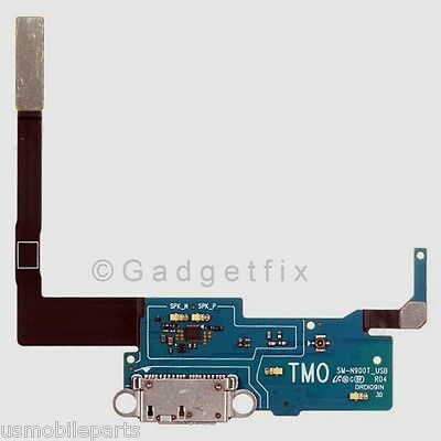 Us T-mobile Samsung Galaxy Note 3 N900t Usb Charger Charging Dock Port Mic Flex
