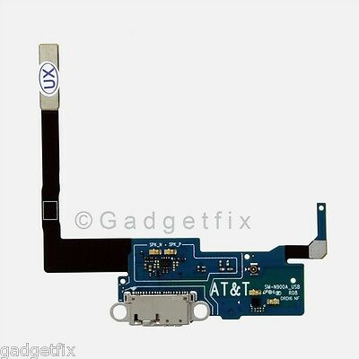 Us Samsung Galaxy Note 3 N900a Usb Charger Charging Dock Port Mic Flex Cable
