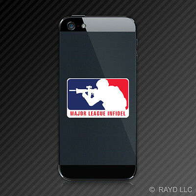 Major League Infidel Cell Phone Sticker Decal Self Adhesive Mobile Mli